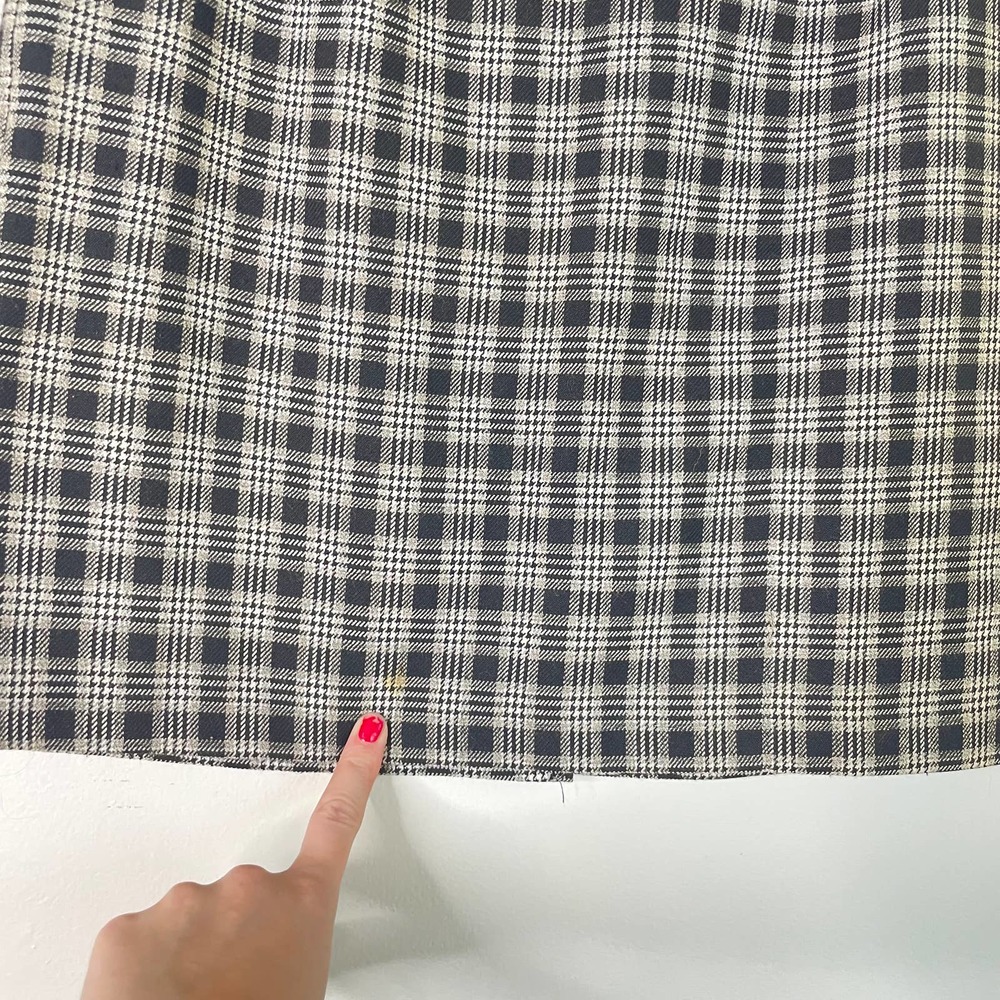 Vintage B.Moss Plaid Mini Skirt(4) - Picture 7 of 7